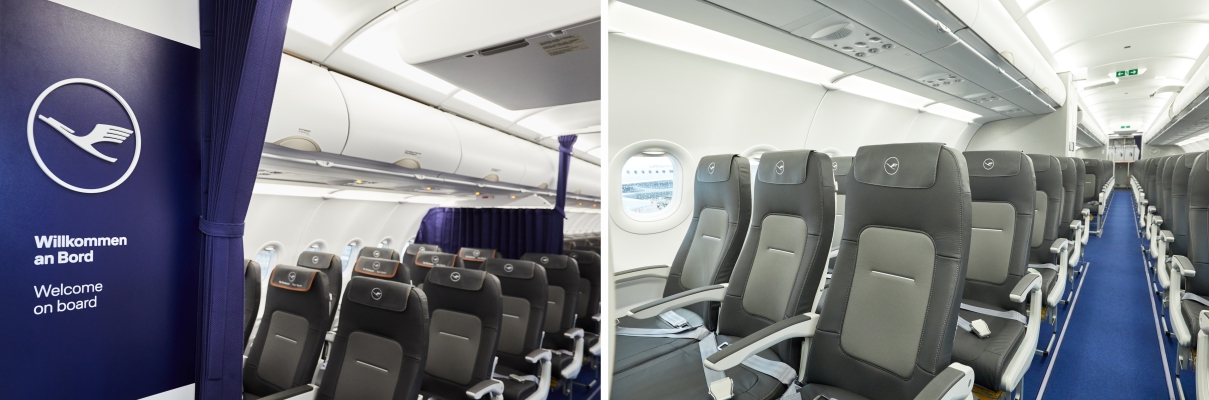 Больше комфорта в путешествии на борту нового Lufthansa Airbus A321neo