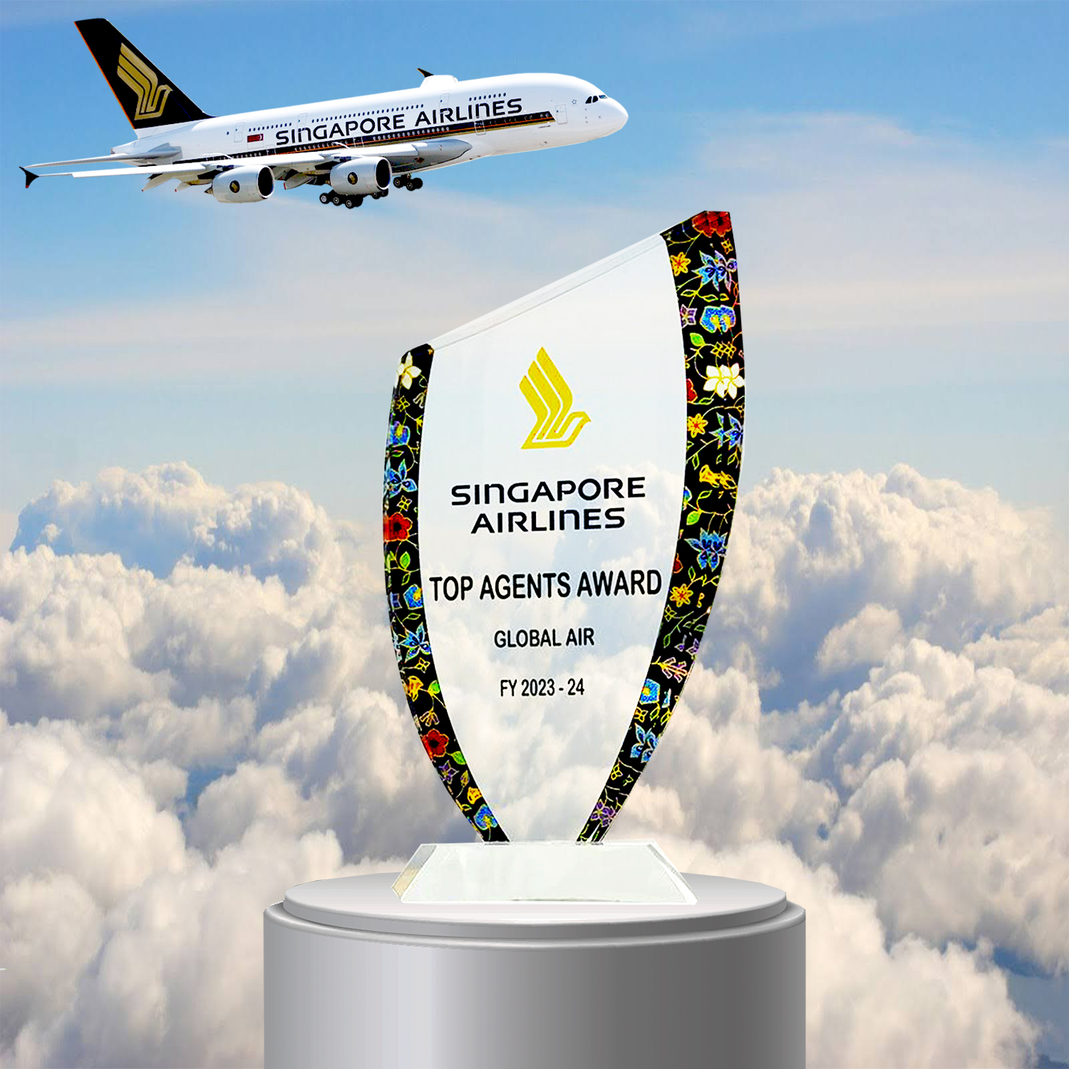 Награда TOP AGENTS AWARDS от Singapore Airlines