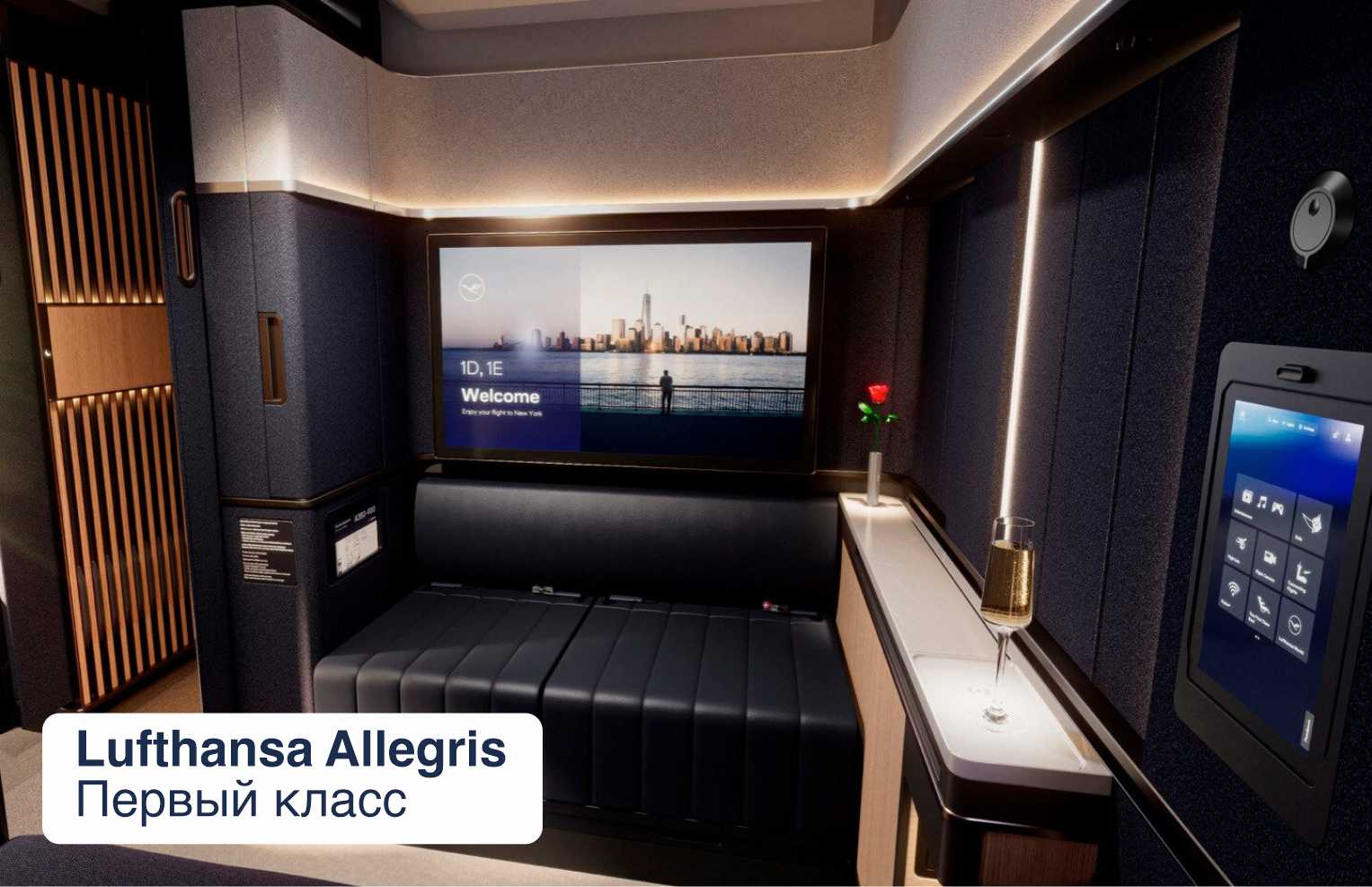 Первый класс Lufthansa Allegris